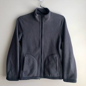 Uniqlo Grey Reversible Fleece Jacket